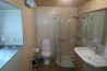 Badezimmer mit Fußbodenheizung